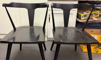 Black dining chairs for sale