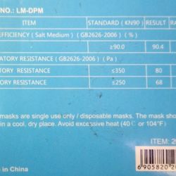 Inluckay Brand 50pc Boxes Of  Face Masks