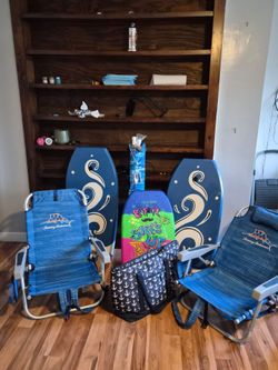 Tommy Bahama Beach Chairs & Boogy Boards