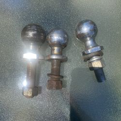 trailer hitch balls, commonly used to connect a trailer to a towing vehicle