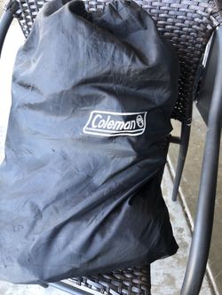 Coleman Queen mattress and pump