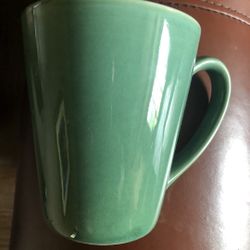Set Of 11 Green Coffee Mugs