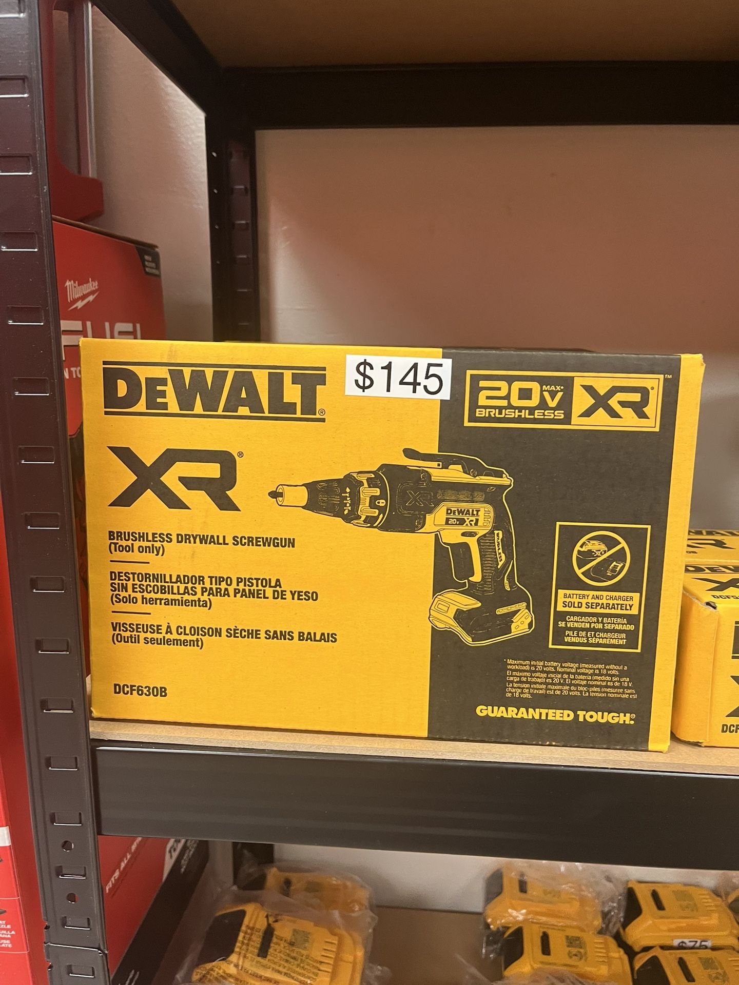 Dewalt BRUSHLESS DRYWALL SCREWGUN (Tool only)