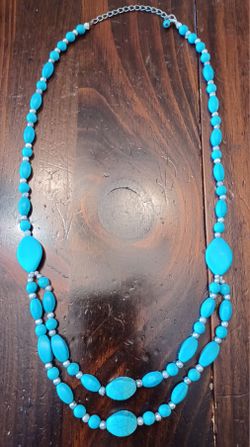 BOHO Multi Strand Turquoise 18"