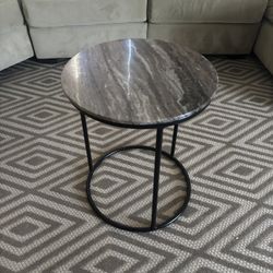 Marble top Nightstand