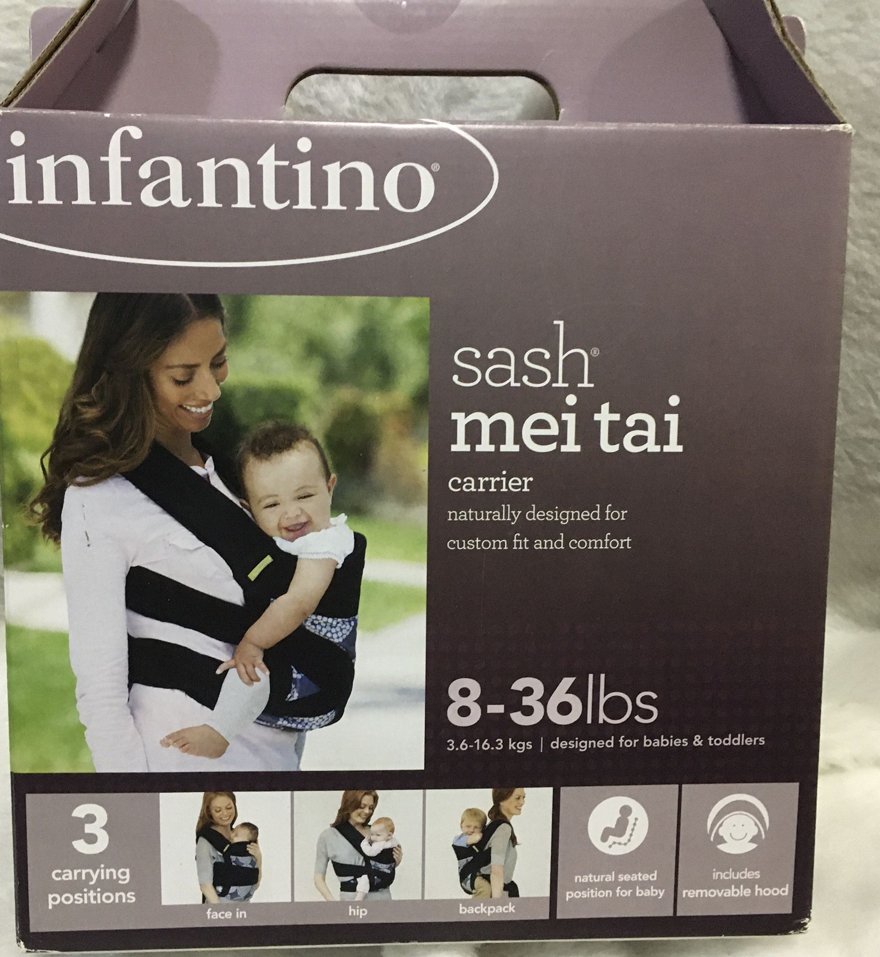 Infantino sash Mei Tai baby Carrier used once