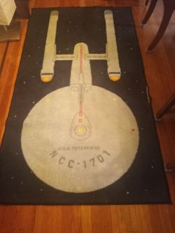 Star trek enterprise 3.5 x 6 rug