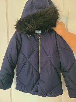 Old Navy Coat Jacket with Fur Size 8