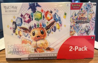 Costco Pokemon Prismatic Evolutions 2-Pack Trainer Box and Booster Bundle