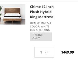 KING  Brand New Mattress (Bed In A Box)