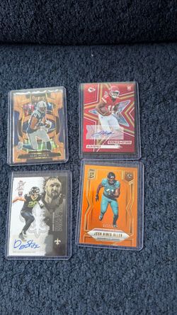 NFL Rookie Football Card Lot of 4
