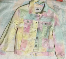 Tie Dye Denim Jacket size 4t