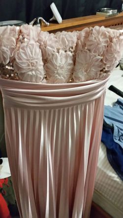 PROM- Blush color long dress