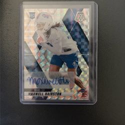 Maxwell Hairston Rookie Autograph Card