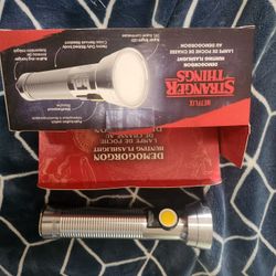 Brand New Opened Box Stranger Thungs Flashlight!! Limited Edition!!