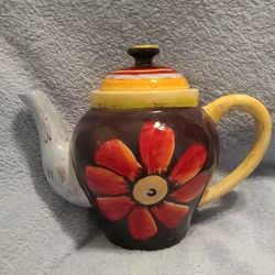 Bella Casa by Ganz spring floral Tea Pot