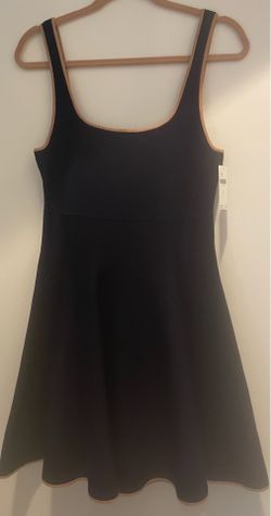 Anthropologie Navy Beige Dress