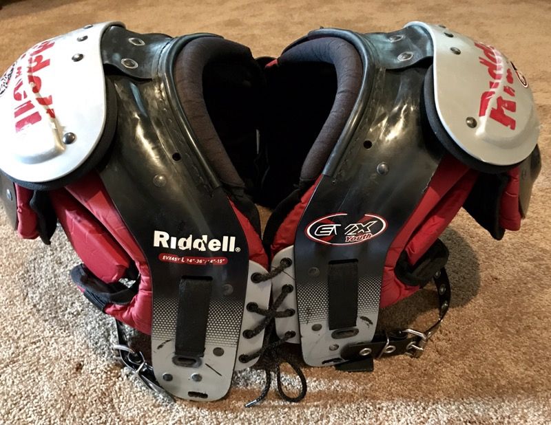 Riddell evx shoulder pads sales