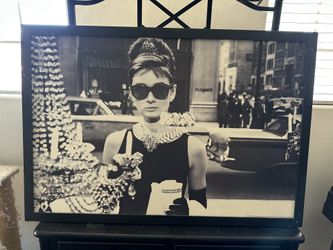 Audrey Hepburn Framed Art