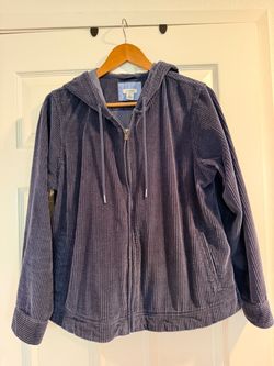 L.L. Bean Corduroy Zip-Up Hoodie