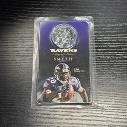 Ed Reed Baltimore Ravens Commemorative Ring Of Honor Induction SGA Coin