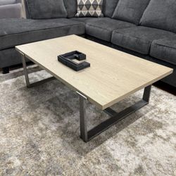 Large Dalenville Coffee Table w/Metal Legs