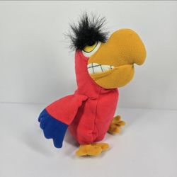 VTG Disney World Stores Aladdin Parrot Bird Iago Beanbag Plush 6" Stuffed Animal