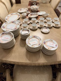 91 Pieces Harmony House  Made In Japan Fine China $500 Lot