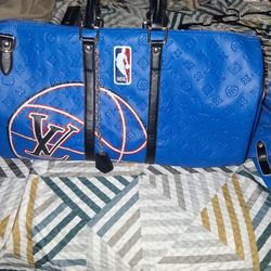 NBA LOUIS VUITON BACKPACK AND DUFFLE BAG