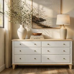 😍Refinished Solid Maple Dresser by Ethan Allen