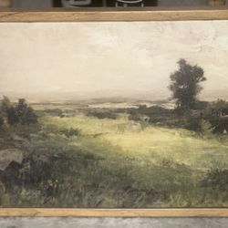 Framed Canvas Wall Art Vintage Decor, Landscape 10L" x 8W"