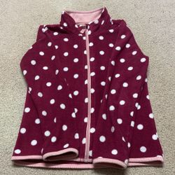 Toughskins Girl’s Fleece Jacket (size:m 5/6)