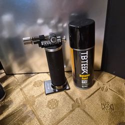 RAV Micro Torch Dual Gas Burner with Butane Fuel