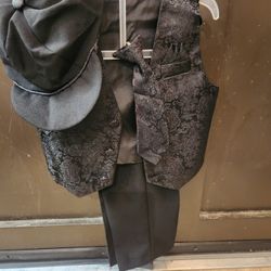 Boys 4 Piece Black Formal Suit (Size 24 months)