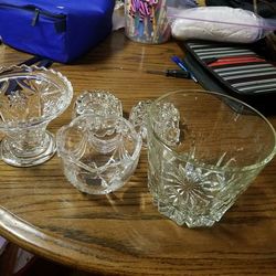 Crystal candy bowels