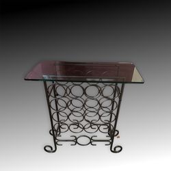 OBO Free Standing Wine rack Side Table 