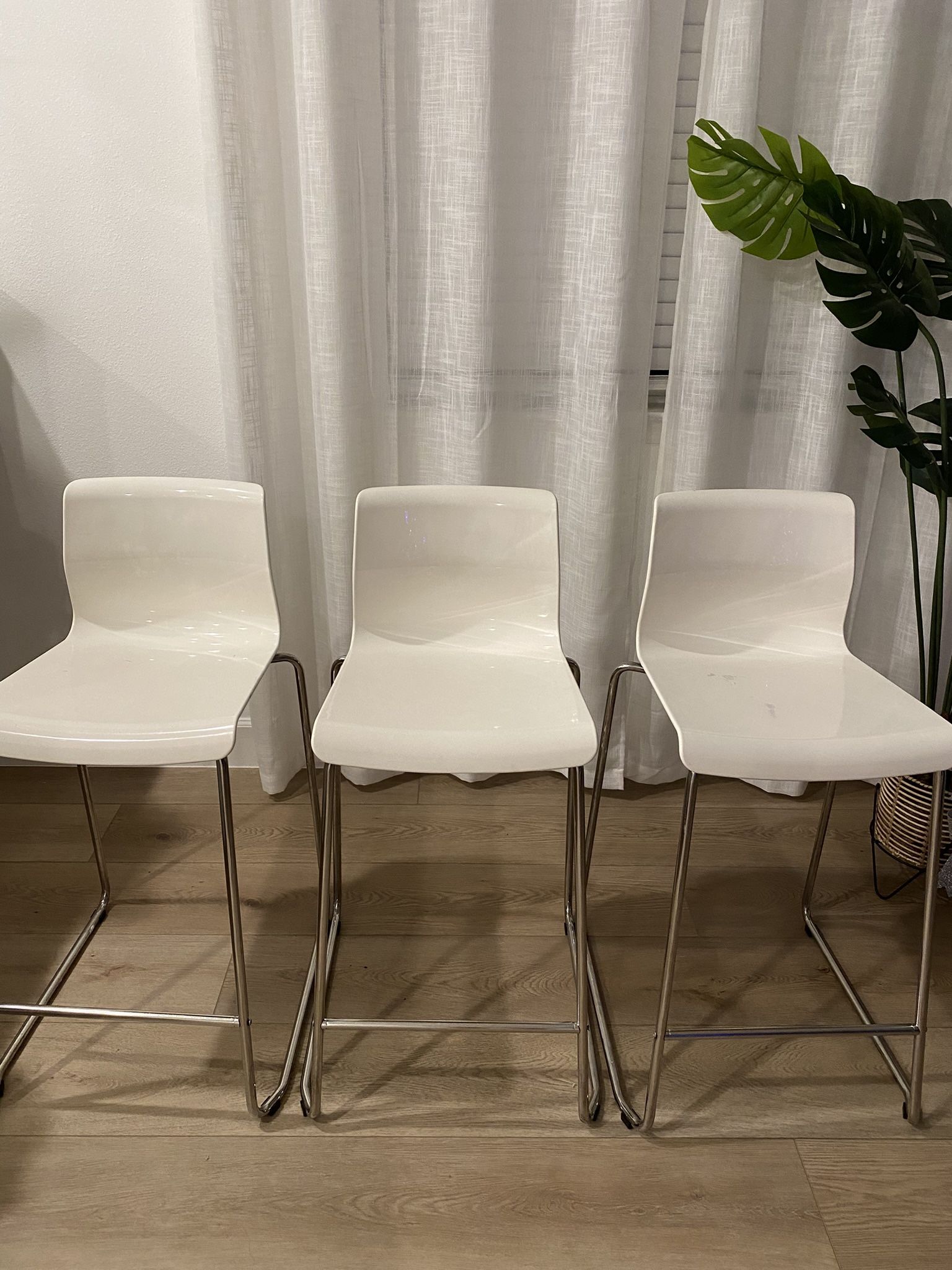 2 IKEA Bar Stools + 1 FREE 
