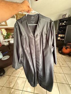 Graduation cap and gown black