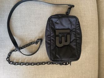 Bimba y Lola black quilted purse