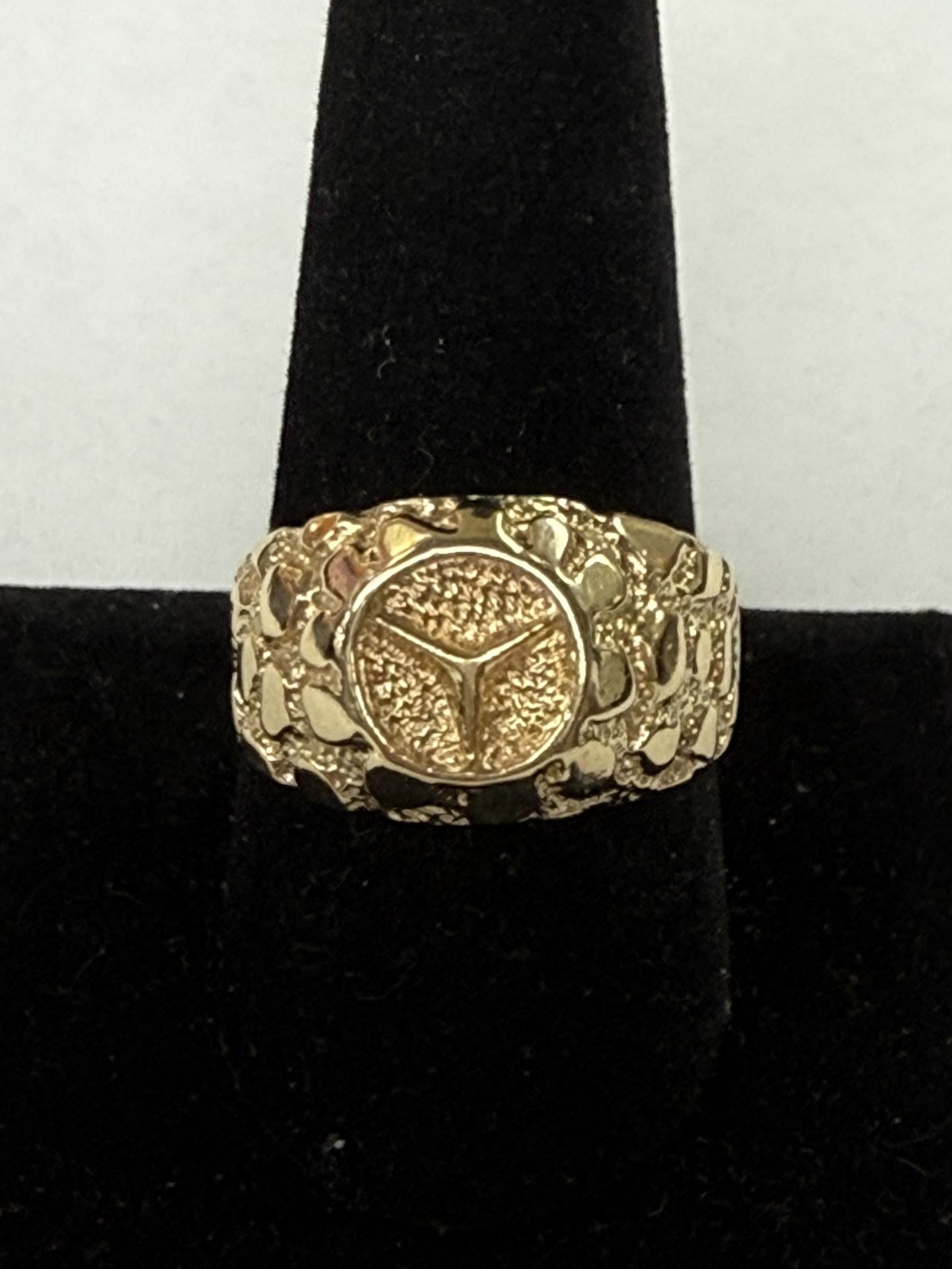 14k Men’s Nugget Ring