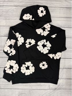 Denim tears hoodie black and white
