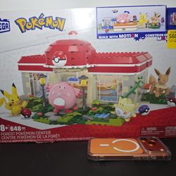 Pokemon Mega Blocks FOREST Pokemon Center