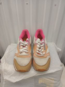 Women's Retro Sneakers Pink and Peach