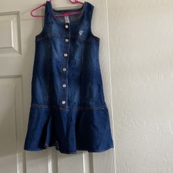 Girls GUESS Denim Dress Size 10 Brand New With Tags