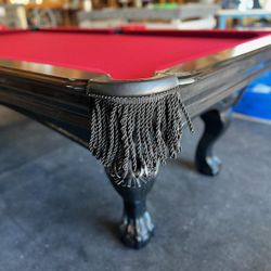 Black 8'World Of Leisure Pool Table (Delivered & Setup Included)