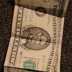 old five dollar bill make an offer