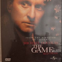 The Game A Video, DVD Movie, From Director Of Seven, W/ Michael Douglas, Sean Penn. Great Thriller!!