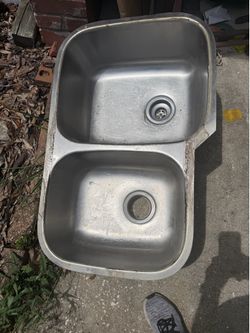 Double bowl sink stainless steel