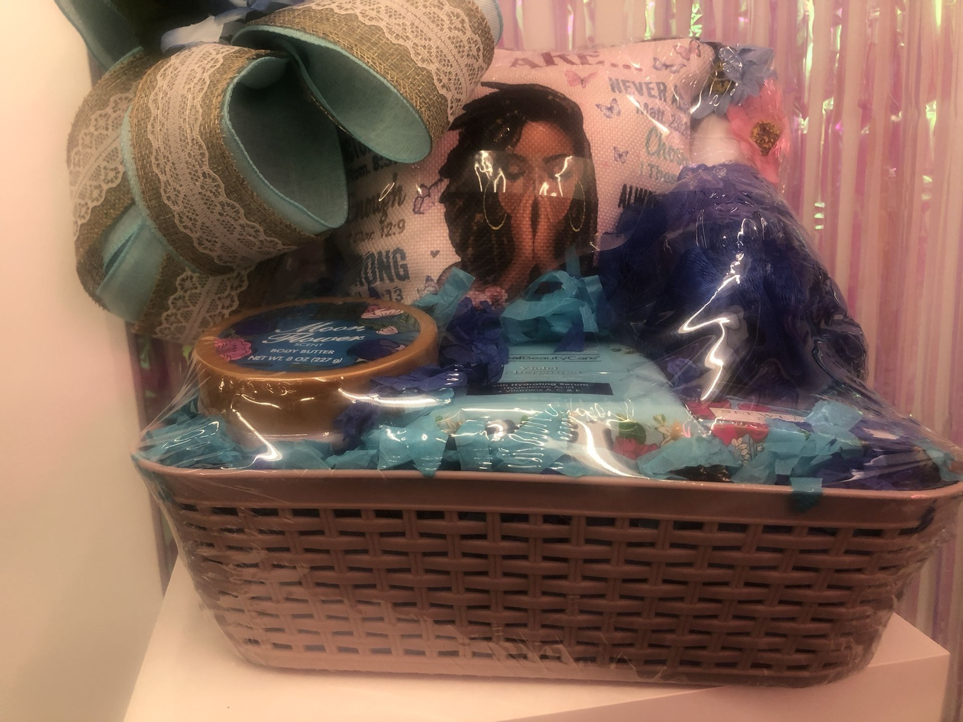 Luxury Self-Care Gift Basket – Blue Serenity Edition