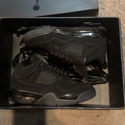 jordan black cat 4s size 7 women’s 